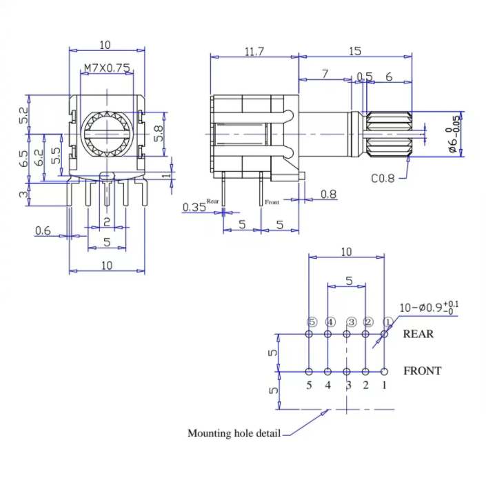 legtop rs1010 rotary switch